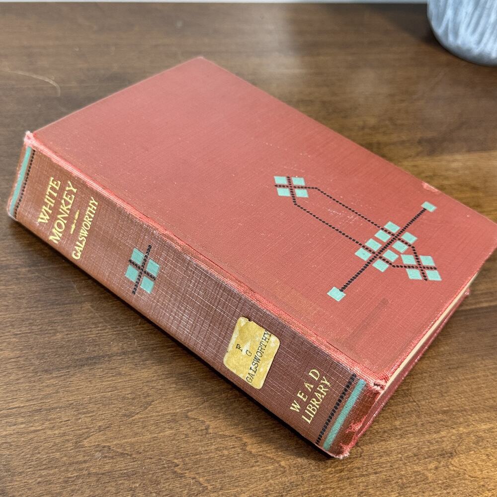 The White Monkey by John Galsworthy, Charles Scribner's Sons 1924 Hardcover